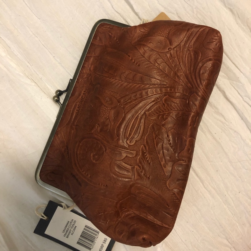 Leather clutch